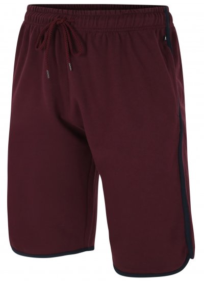 Kam Jeans 3312 Jersey Gym Shorts Burgundy - Joggingbukser og shorts - Sweatpants og Sweatshorts 2XL-12XL