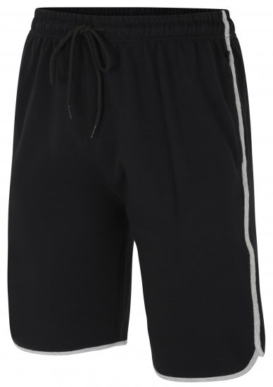 Kam Jeans 3312 Jersey Gym Shorts Black - Joggingbukser og shorts - Sweatpants og Sweatshorts 2XL-12XL