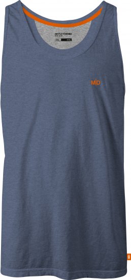 Motley Denim Madrid Tank top Light Indigo - T-shirts - T-shirts i store størrelser - 2XL-14XL