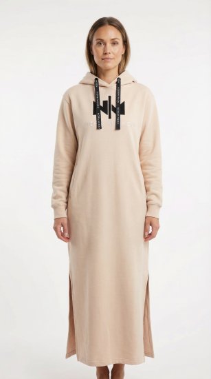 Nora Mikken MARI Maxi Hoodie Dress Light Pink - Trøjer og hættetrøjer - 
