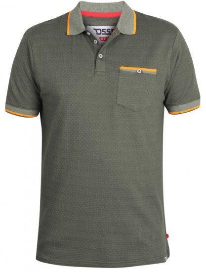 D555 Marshall Polo Khaki - Polotrøjer - Polotrøjer 2XL-8XL