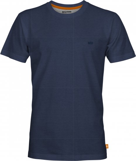 Motley Denim Malaga T-Shirt Dark Indigo - T-shirts - T-shirts i store størrelser - 2XL-14XL