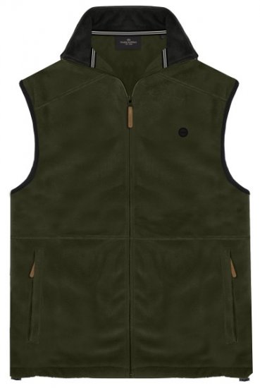 Double Outfitters MFT-7089 Sleeveless Fleece Vest Khaki - Jakker - Jakker i store størrelser, 2XL- 12XL