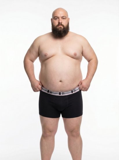 20 Nodi 979 Boxershorts 3-pak Vinrød/Grå/Mørkeblå - Boxershorts - Boxershorts til Store Mænd