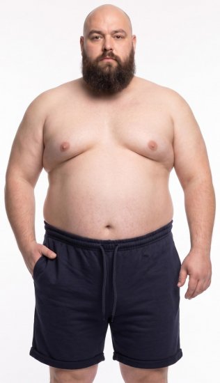 20 Nodi Bora Joggingshorts Mørkeblå - Joggingbukser og shorts - Sweatpants og Sweatshorts 2XL-12XL