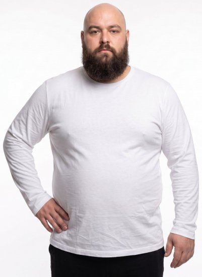 20 Nodi Carbino Langærmet T-shirt Hvid - Sportstøj - Sportstøj i store størrelser