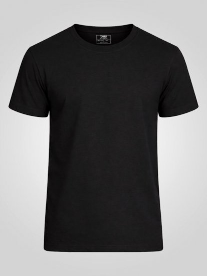 D555 Smartly T-shirt med rund hals Sort 5-pak - T-shirts - T-shirts i store størrelser - 2XL-14XL