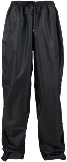 Kam Jeans KV01 Regnbukser Sort TALL - HERRETØJ MT-6XLT - Tøj til høje mænd