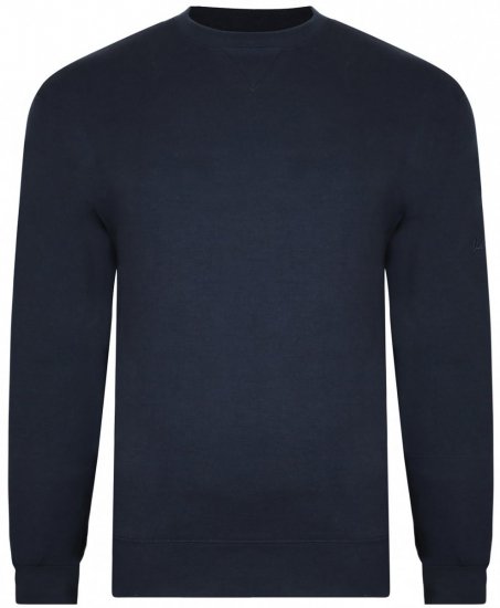 Kam Jeans 502 Sweatshirt Mørkeblå TALL - HERRETØJ MT-6XLT - Tøj til høje mænd