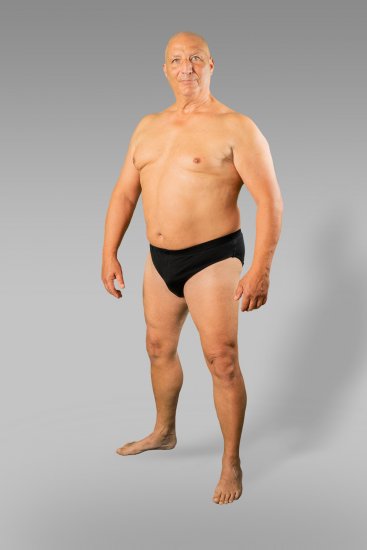 20 Nodi Stretch Cotton Briefs with Embroidered Side Label Black - Undertøj og badetøj - Badetøj og Undertøj i store størrelser 