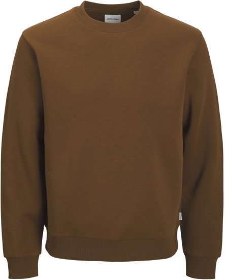 Jack & Jones Bradley Sweatshirt Brown - Trøjer og hættetrøjer - Trøjer og Hættetrøjer i store størrelser - 2XL-14XL