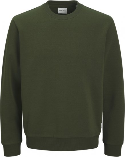 Jack & Jones Bradley Sweatshirt Green - Trøjer og Hættetrøjer - Trøjer og Hættetrøjer i store størrelser - 2XL-14XL