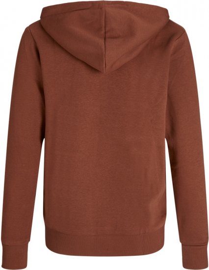 Jack & Jones CALEB Hoodie Red - Trøjer og hættetrøjer - Trøjer og Hættetrøjer i store størrelser - 2XL-14XL
