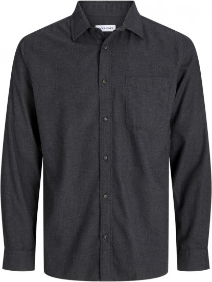 Jack & Jones Classic Long Sleeve Shirt Grey - Skjorter - Skjorter til store mænd 2XL- 8XL