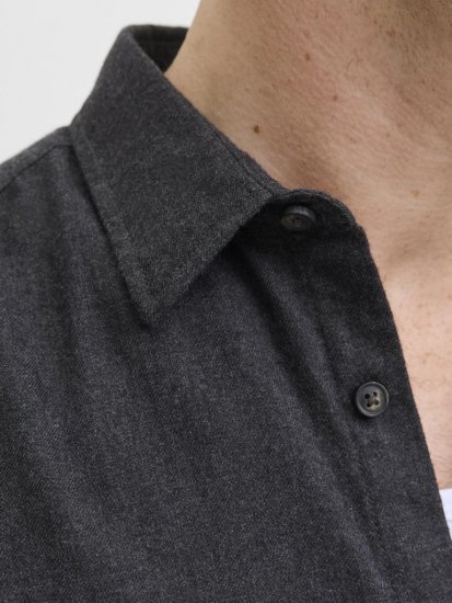 Jack & Jones Classic Long Sleeve Shirt Grey - Skjorter - Skjorter til store mænd 2XL- 8XL