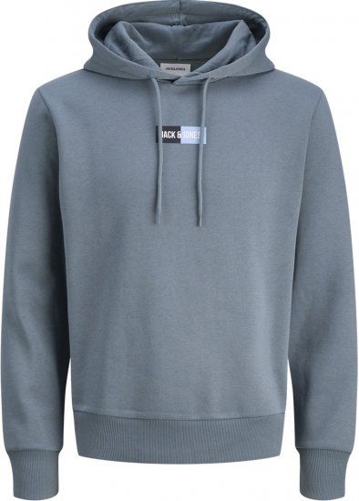 Jack & Jones Pan Hoodie Grey - Trøjer og hættetrøjer - Trøjer og Hættetrøjer i store størrelser - 2XL-14XL