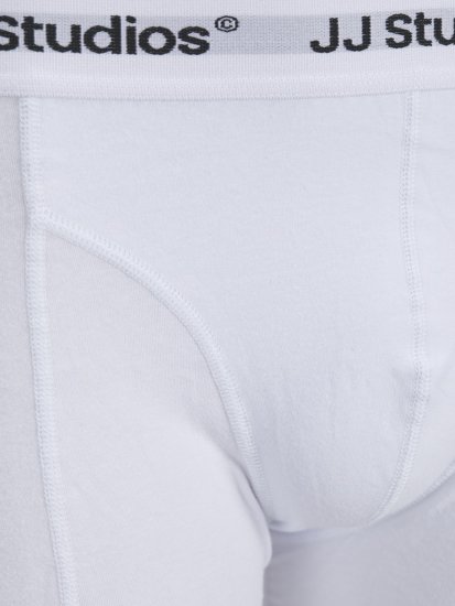 Jack & Jones Soho Solid Trunks 3-pack White/Grey/Black - Undertøj og badetøj - Badetøj og Undertøj i store størrelser 