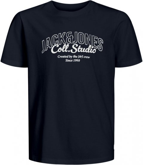Jack & Jones Makoto T-shirt Blue - T-shirts - T-shirts i store størrelser - 2XL-14XL