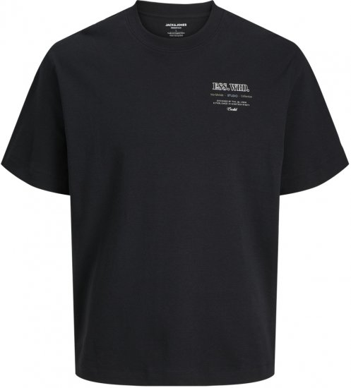 Jack & Jones Urban Edge Studio T-shirt Black - T-shirts - T-shirts i store størrelser - 2XL-14XL