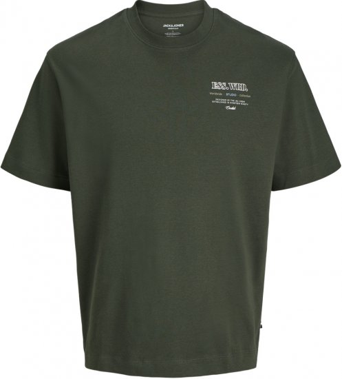 Jack & Jones Urban Edge Studio T-shirt Green - T-shirts - T-shirts i store størrelser - 2XL-14XL