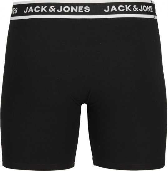Jack & Jones Solid Boxer 3-Pack Black - Boxershorts - Boxershorts til Store Mænd
