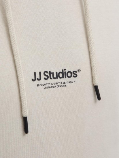 Jack & Jones Soho Hoodie Grey - Trøjer og hættetrøjer - Trøjer og Hættetrøjer i store størrelser - 2XL-14XL