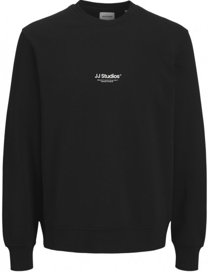 Jack & Jones Soho Sweatshirt Black - Trøjer og hættetrøjer - Trøjer og Hættetrøjer i store størrelser - 2XL-14XL