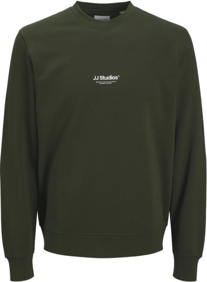 Jack & Jones Soho Sweatshirt Green - Trøjer og hættetrøjer - Trøjer og Hættetrøjer i store størrelser - 2XL-14XL
