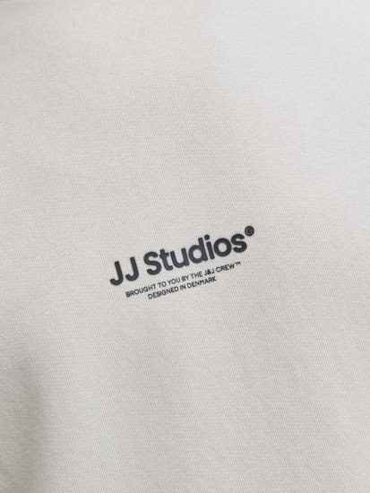 Jack & Jones Soho Sweatshirt Grey - Trøjer og hættetrøjer - Trøjer og Hættetrøjer i store størrelser - 2XL-14XL