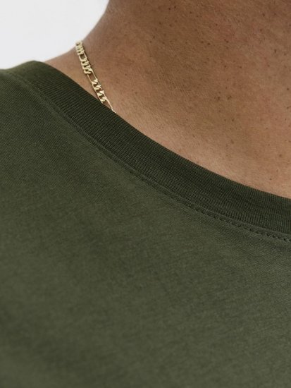 Jack & Jones Logo 2COL T-Shirt Green - T-shirts - T-shirts i store størrelser - 2XL-14XL