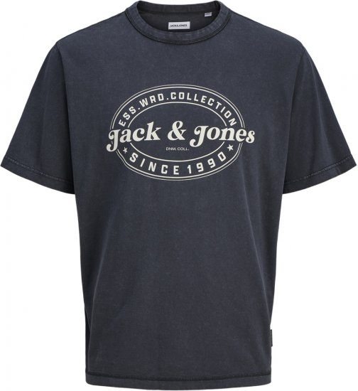 Jack & Jones Dover T-Shirt Short Sleeve Black - T-shirts - T-shirts i store størrelser - 2XL-14XL