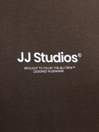 Jack & Jones Soho T-Shirt Brown - T-shirts - T-shirts i store størrelser - 2XL-14XL