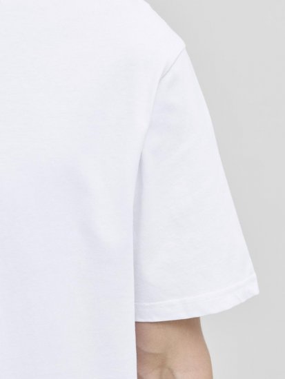 Jack & Jones Soho T-Shirt White - T-shirts - T-shirts i store størrelser - 2XL-14XL