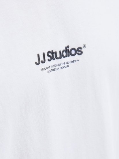 Jack & Jones Soho T-Shirt White - T-shirts - T-shirts i store størrelser - 2XL-14XL
