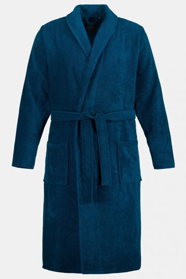JP1880 Bathrobe Terry Navy - Badekåber/morgenkåber/håndklæder - Badekåber/Morgenkåber til Store Mænd