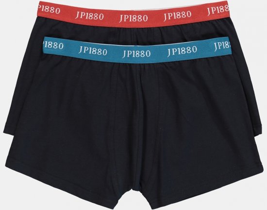 JP1880 FLEXNAMIC OEKO-TEX Boxer Shorts 2-Pack Black - Undertøj og badetøj - Badetøj og Undertøj i store størrelser 
