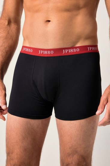 JP1880 FLEXNAMIC OEKO-TEX Boxer Shorts 2-Pack Black - Undertøj og badetøj - Badetøj og Undertøj i store størrelser 