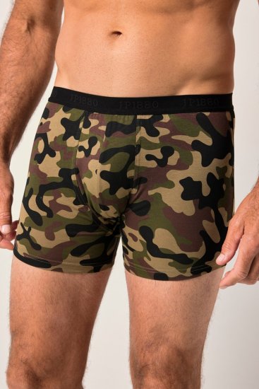 JP1880 FLEXNAMIC OEKO-TEX Boxer Shorts 2-Pack Green - Undertøj og badetøj - Badetøj og Undertøj i store størrelser 