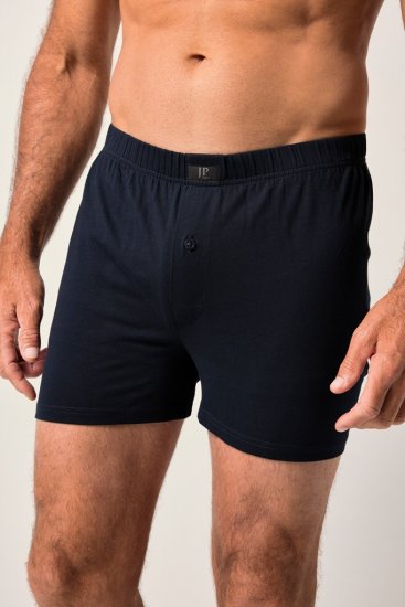 JP1880 OEKO-TEX Boxer Shorts Jersey 2-Pack Navy - Undertøj og Badetøj - Badetøj og Undertøj i store størrelser 