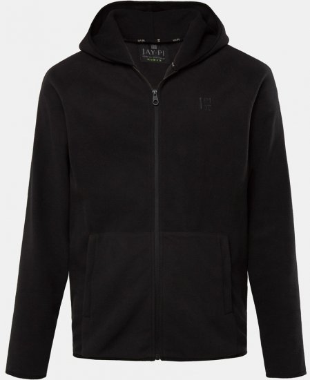 JAY-PI Ultra-light Fleece Jacket Black - Trøjer og hættetrøjer - Trøjer og Hættetrøjer i store størrelser - 2XL-14XL