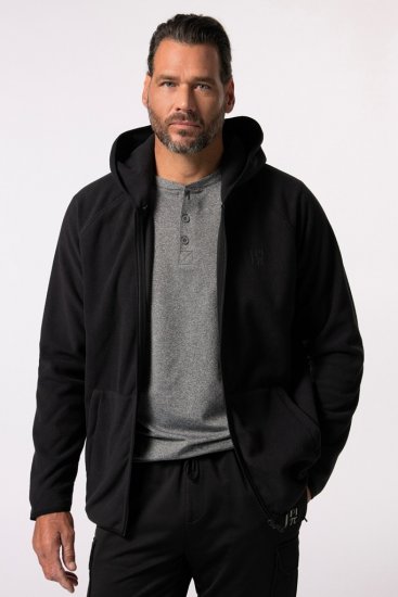 JAY-PI Ultra-light Fleece Jacket Black - Trøjer og hættetrøjer - Trøjer og Hættetrøjer i store størrelser - 2XL-14XL