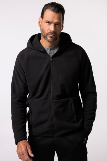 JAY-PI Ultra-light Fleece Jacket Black - Trøjer og hættetrøjer - Trøjer og Hættetrøjer i store størrelser - 2XL-14XL