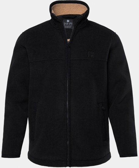 JAY-PI Level 4 Fleece Jacket Black - Sportstøj & outdoor - Sportstøj i store størrelser til mænd