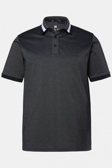 JAY-PI Quickdry Two-Tone Golf Poloshirt Black - Polotrøjer - Polotrøjer 2XL-8XL