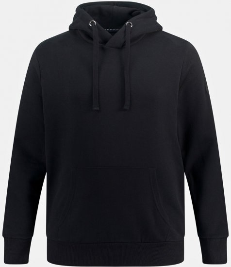 JAY-PI Hoodie with Soft Brushed Interior Black - Trøjer og hættetrøjer - Trøjer og Hættetrøjer i store størrelser - 2XL-14XL