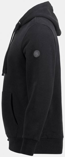 JAY-PI Hoodie with Soft Brushed Interior Black - Trøjer og hættetrøjer - Trøjer og Hættetrøjer i store størrelser - 2XL-14XL