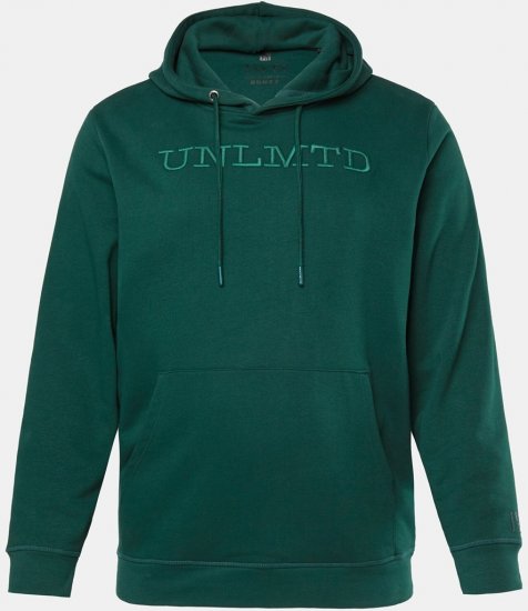 JAY-PI Hoodie UNLMTD Green - Trøjer og hættetrøjer - Trøjer og Hættetrøjer i store størrelser - 2XL-14XL