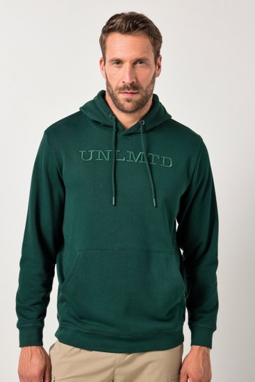 JAY-PI Hoodie UNLMTD Green - Trøjer og hættetrøjer - Trøjer og Hættetrøjer i store størrelser - 2XL-14XL