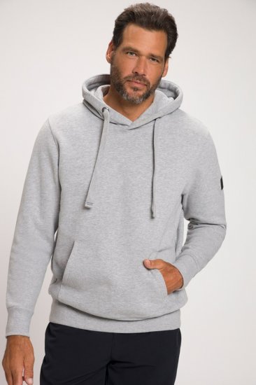 JAY-PI Hoodie with Soft Brushed Interior Grey - Trøjer og hættetrøjer - Trøjer og Hættetrøjer i store størrelser - 2XL-14XL
