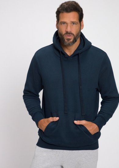 JAY-PI Hoodie with Soft Brushed Interior Navy - Trøjer og hættetrøjer - Trøjer og Hættetrøjer i store størrelser - 2XL-14XL